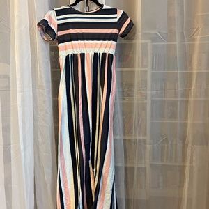 Striped, Medium Youth Dress by Miss Bei-170-